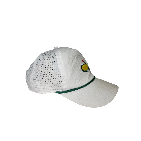 PGA Golf Masters Tournament 2024 White Adjustable Golf Cap - Picture 2 of 6